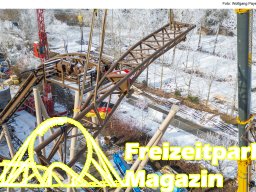 Aufbau des Themenbereichs „Sonnenbucht“ in FANTASIA (Januar 2025)